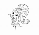 Shimmer And Shine Printable Coloring Pages  Cool sketch template