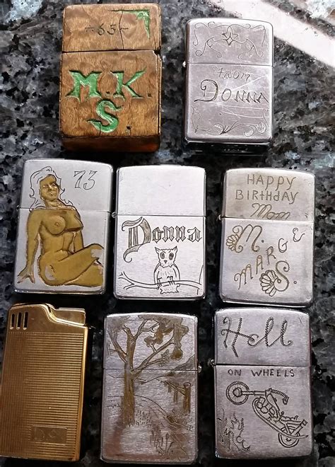 Engraved and custom Zippo Lighters by my Pops [1965+] | Scrolller