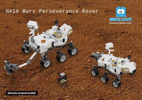 NASA Mars Perseverance Rover Brick Set - Officially Licensed by NASA – Brick Loot