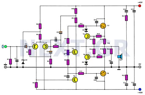 Amplifier Circuit Schematic Diagram