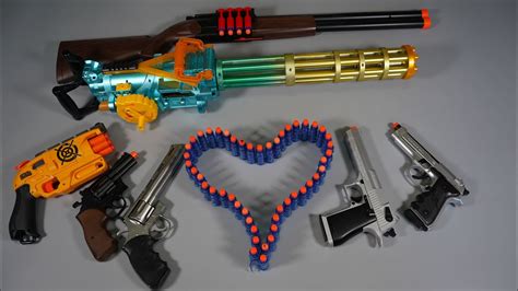 M134 Mini Gatling Nerf Toy Gun-Double Barrel Hunt Shotgun-Airsoft Gun- Realistic Toy Guns ...