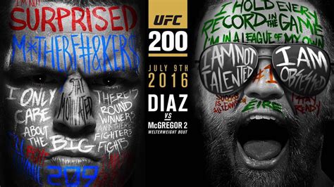 UFC 200 Diaz VS. McGregor 2 wallpaper, UFC, mma, Conor McGregor, Nate ...