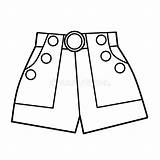 Shorts Coloring Pages sketch template