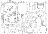 Coloring Pages Medical sketch template
