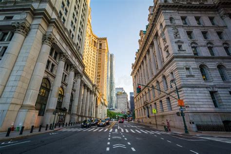 Centre Street at City Hall in Lower Manhattan, New York City Editorial Photography - Image of ...