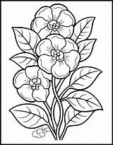 Easy Flower Coloring Pages 17 – Simply sketch template