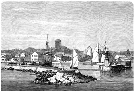 Helsingborgs hamn-1867 - Free Stock Illustrations | Creazilla