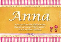 Anna Name Meaning - Anna name Origin, Name Anna, Meaning of the name Anna