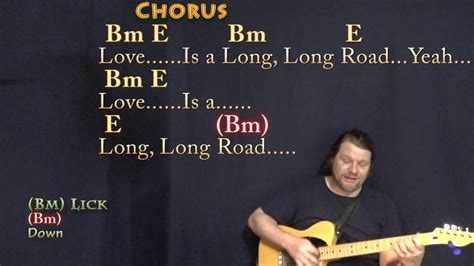 Love Is A Long Road (Tom Petty) Guitar Cover Lesson in B with Chords/Lyrics - YouTube