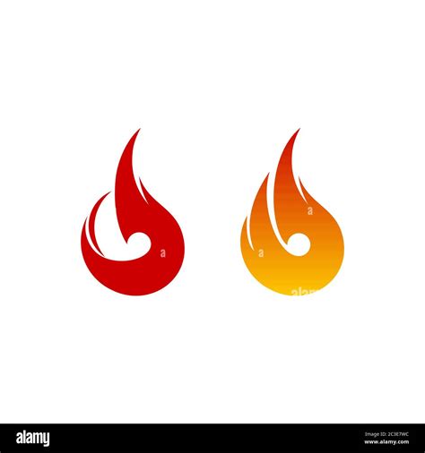 Abstract creative fire logo design concept, isolated on white background Stock Vector Image ...