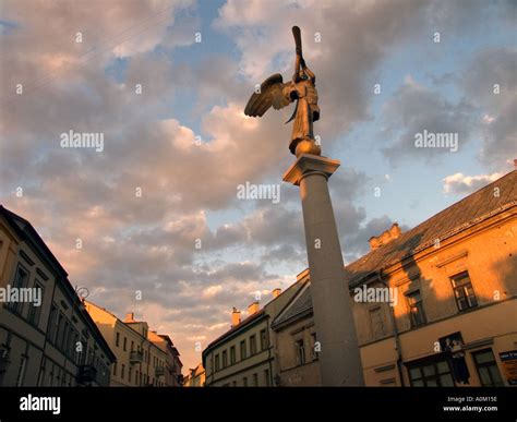 Angel of Uzupis Statue Uzupio district Vilnius Lithuania Stock Photo - Alamy