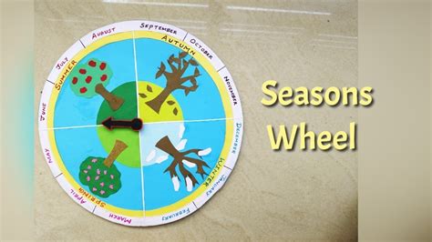 Seasons Wheel paper craft - YouTube