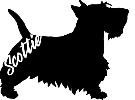 Scottie Dog SVG, JPEG, PNG. Scottie, Dog, Cricut Cut File. Scottie Silhouette, Scottie Dog, Dog ...