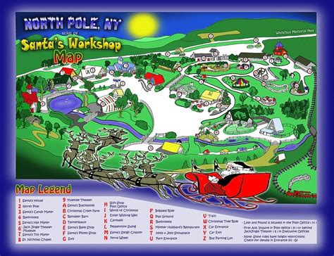 Santa's Workshop Map and Brochure (2019 - 2023) | ThemeParkBrochures.net