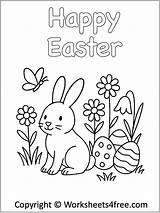 Free Easter Coloring Page  Worksheets4Free sketch template