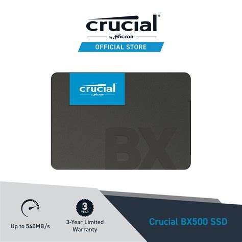 Crucial BX500 2.5 SATA SSD ( 120GB / 240GB / 480GB / 500GB/ 1TB / 2TB ...