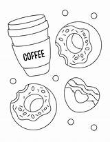 Free Donut Coloring Pages For Kids ⋆ The Hollydog Blog sketch template
