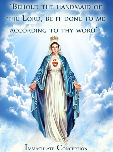 Today Christians Celebrate Feast of the Solemnity of the Immaculate ...