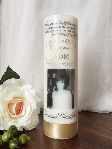 Personalized Memorial Candle, In Loving Memory, Mom, Dad, Grandma - 9 ...