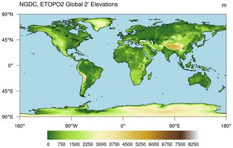 Altitude Map Of The World Map - Bank2home.com