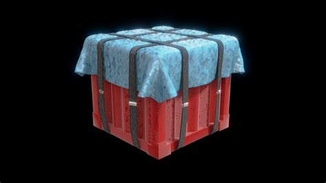 PUBG Airdrop Crate free 3D model | CGTrader