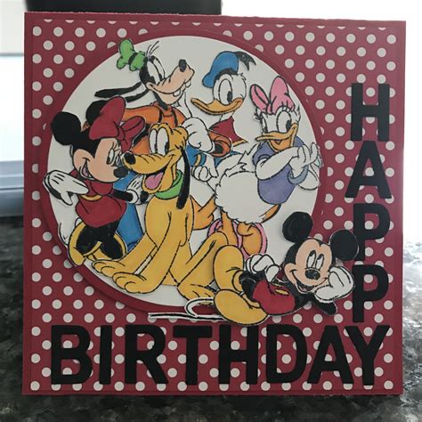 Disney Birthday Card | Disney birthday card, Disney birthday, Birthday ...