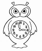 Free Printable Clock Coloring Pages For Kids sketch template