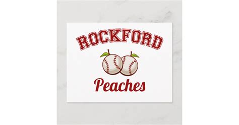 Rockford Peaches Postcard | Zazzle