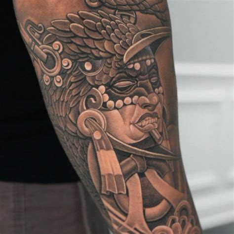 Aztec God Huitzilopochtli Tattoo