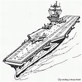 Aircraft Carrier Coloring Pages  Free & Printable sketch template