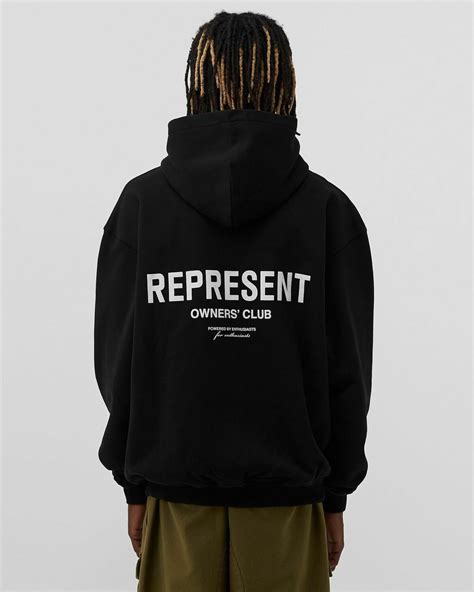 Represent Represent Owners Club Hoodie Black - Mens - Hoodies Represent