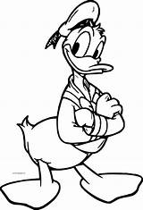 Donald Duck Coloring Book Pages sketch template