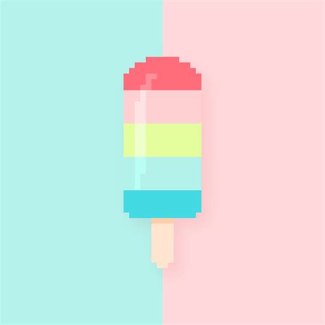 Pixel Art Popsicle Vector 581079 Vector Art at Vecteezy