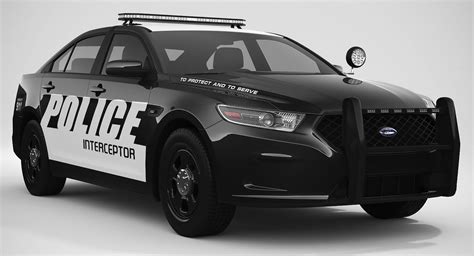 Ford Taurus Police - 3D Model by 3dacuvision