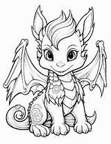 120 Cute Dragon Coloring Pages For Adults Volume 2 By Art coloring Book sketch template