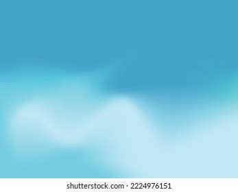 Sky Blue Gradient Background Cloud Vector Stock Vector (Royalty Free) 2224976151 | Shutterstock