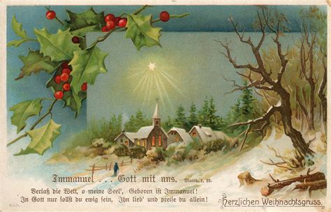 Leaping Frog Designs: Vintage German Christmas Post Card Free Image From Leaping Frog Designs