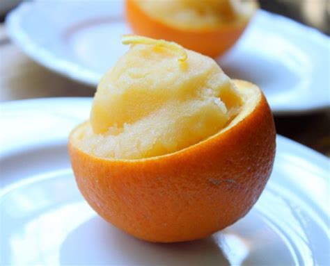 Refreshing Orange Sorbet - Honest Cooking