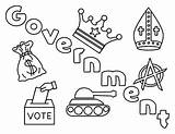 Types Of Government Coloring Page By Preston Woodruff  TPT sketch template