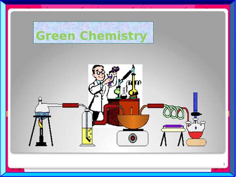 (PDF) green chemistry