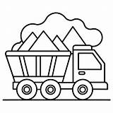 Construction vehicles coloring book For Children Vehicle Outline  sketch template