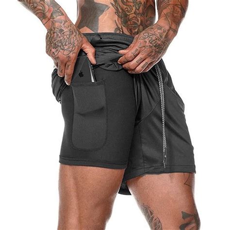 Men’s 2-In-1 Secure Pocket Running Shorts – Harry Jean