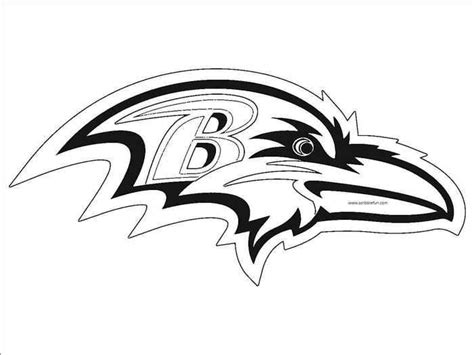 Baltimore Ravens Clipart Black And White