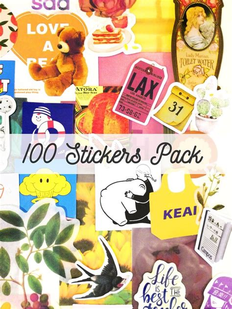 Sticker Pack Bulk Stickers Pack Assorted Stickers Random | Etsy