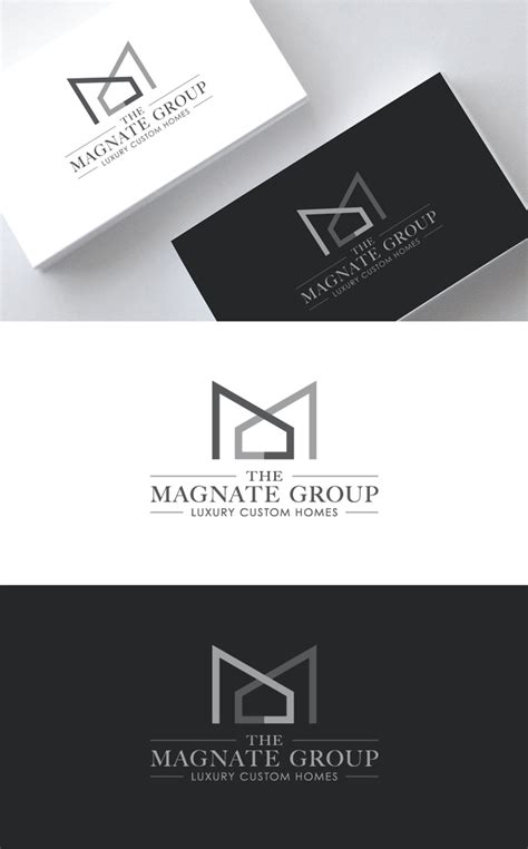 Upmarket, Serious, Home Builder Logo Design for THE MAGNATE GROUP by ds | designstructure ...