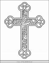 Crosses Coloring Pages sketch template