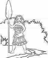Cute Chibi Princess Moana Coloring Page Mitraland sketch template