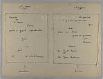 Jean Cocteau | Documents concerning Parade: [Notes by Cocteau addressed to Satie, "Pour le ...