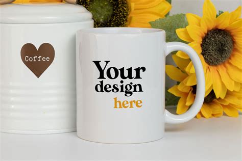 White Coffee Mug Mockup Sublimation Graphic by moderneone · Creative ...