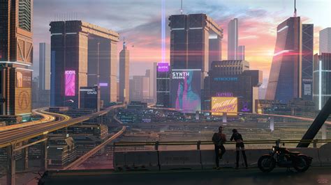 1920x1080 Cyberpunk 2077 Sunset Over Night City Laptop Full HD 1080P ,HD 4k Wallpapers,Images ...